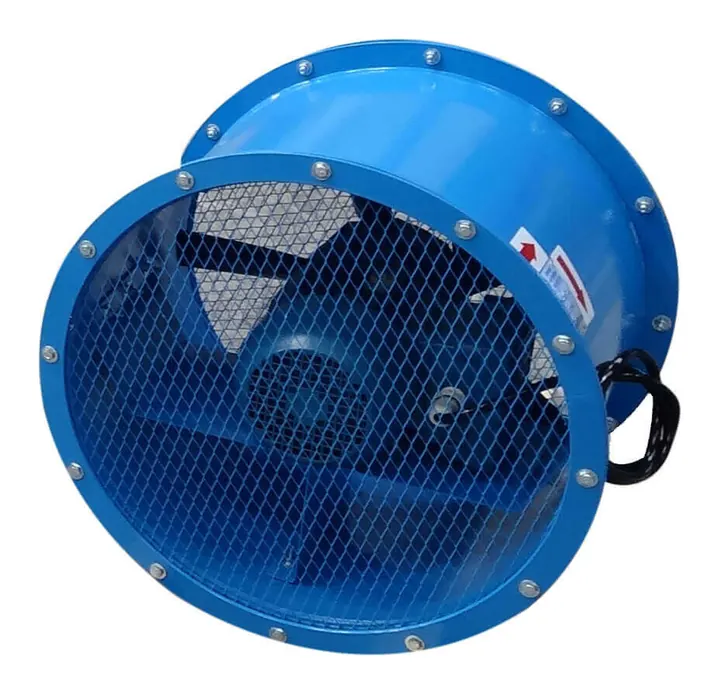 Exaustor Axial a Prova de Explosao EA53-CH-EX 530mm em Chapa - Vista Lateral - Brasfaiber