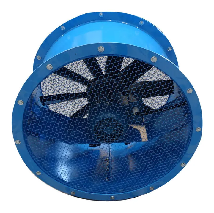Exaustor Axial a Prova de Explosao EA63-CH-EX 630mm em Chapa - Vista Lateral - Brasfaiber
