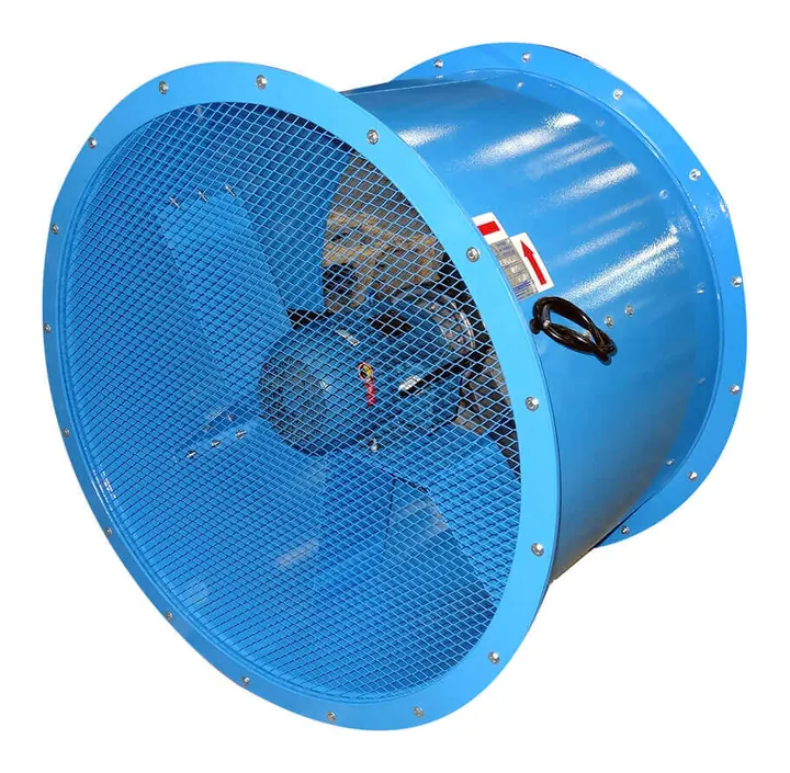 Exaustor Axial a Prova de Explosao EA103-W-CH-EX 1030mm em Chapa - Vista Lateral - Brasfaiber