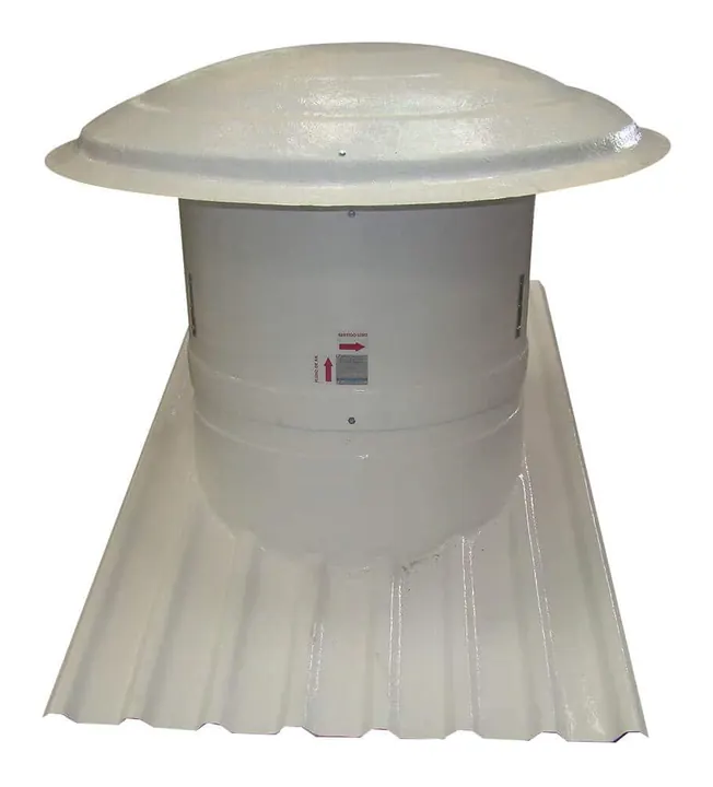 Exaustor de Telhado ET103-DSP 1030mm com Damper sob Pressao em Fibra de Vidro - Brasfaiber