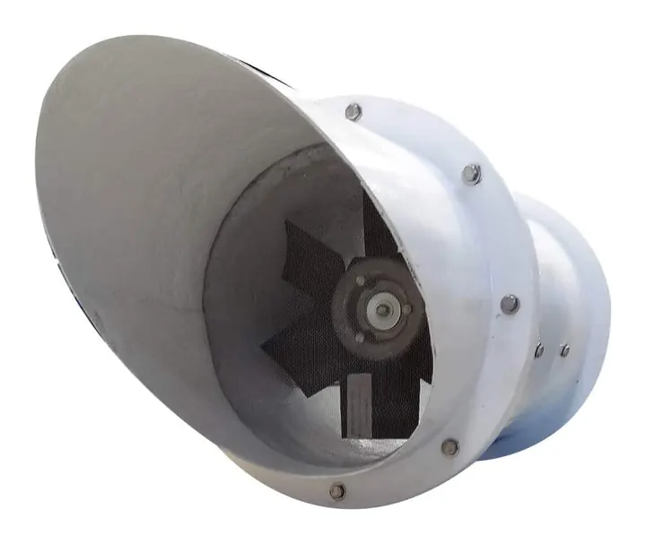 Exaustor Axial de Parede EP27-M 300mm Monofasico - Detalhe Instalacao - Brasfaiber