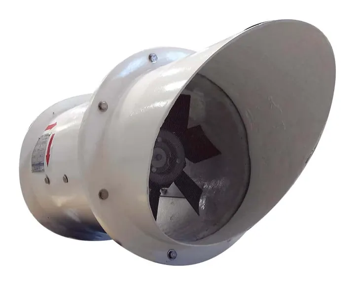 Exaustor Axial de Parede EP27 300mm em Fibra de Vidro PRFV - Brasfaiber