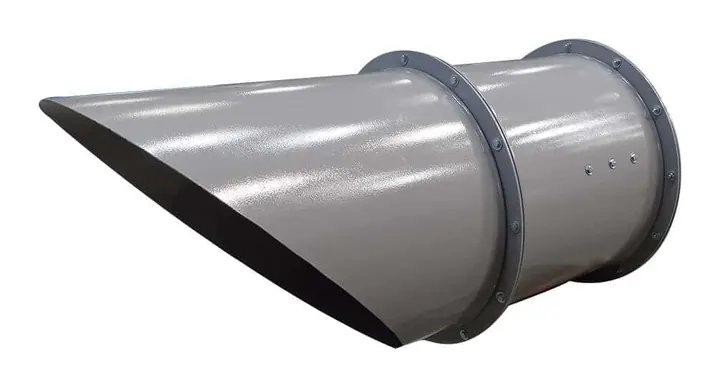 Exaustor Axial de Parede EP27-CH 300mm em Chapa - Detalhe Frontal - Brasfaiber