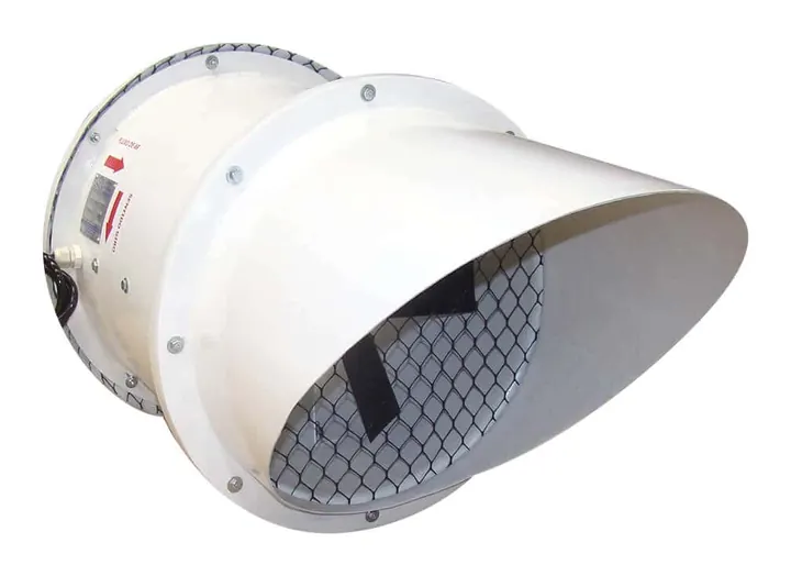 Exaustor Axial de Parede EP45 450mm em Fibra de Vidro PRFV - Brasfaiber