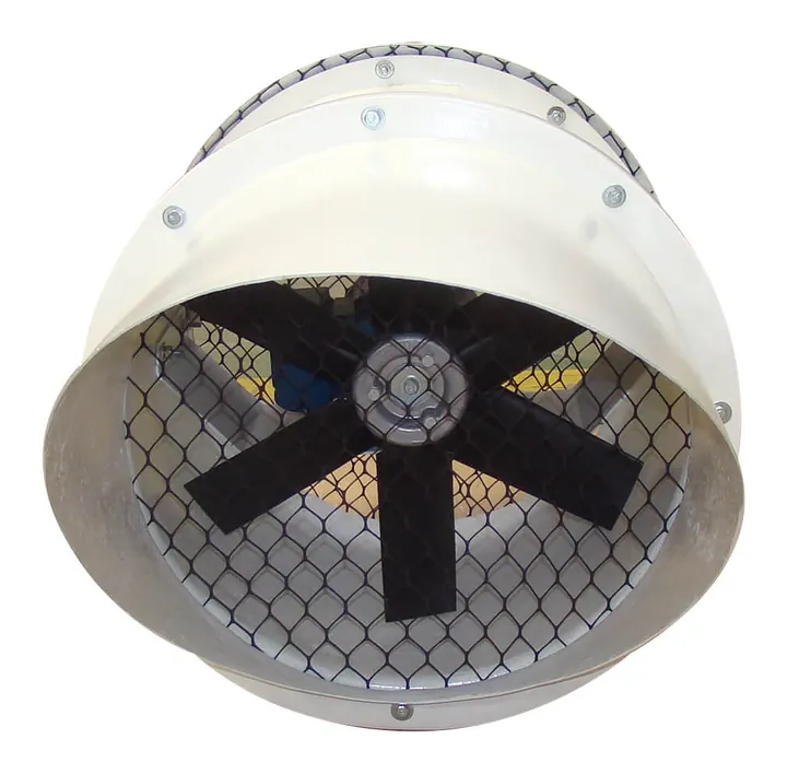 Exaustor Axial de Parede EP45 450mm - Detalhe Instalacao - Brasfaiber