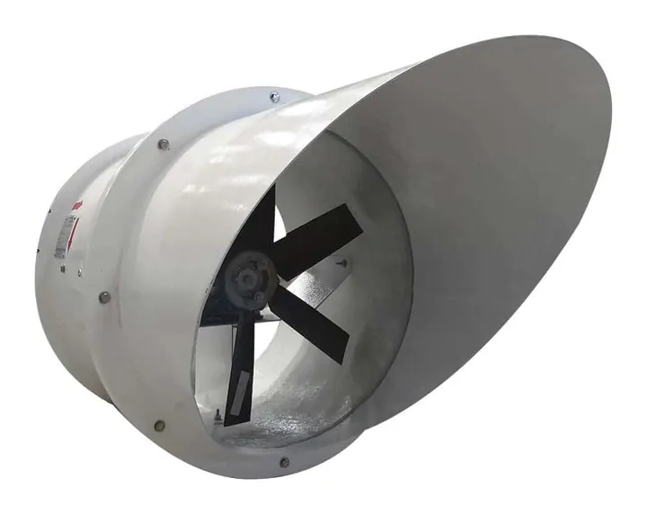 Exaustor Axial de Parede EP53 530mm em Fibra de Vidro PRFV - Brasfaiber