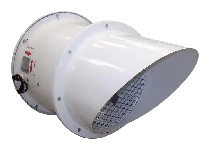 Exaustor Axial de Parede EP53 530mm - Detalhe Instalacao - Brasfaiber