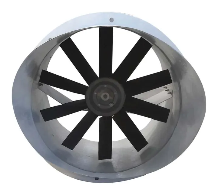 Exaustor Axial de Parede EP63 630mm - Detalhe Instalacao - Brasfaiber