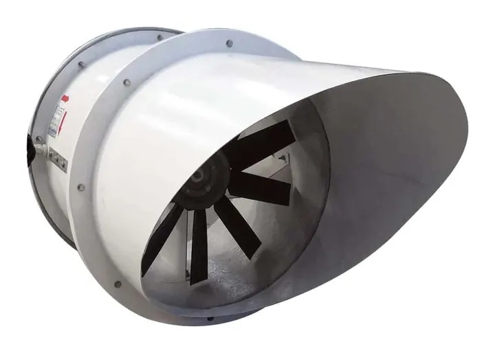 Exaustor Axial de Parede EP63-W 630mm com Base W em Fibra de Vidro - Brasfaiber