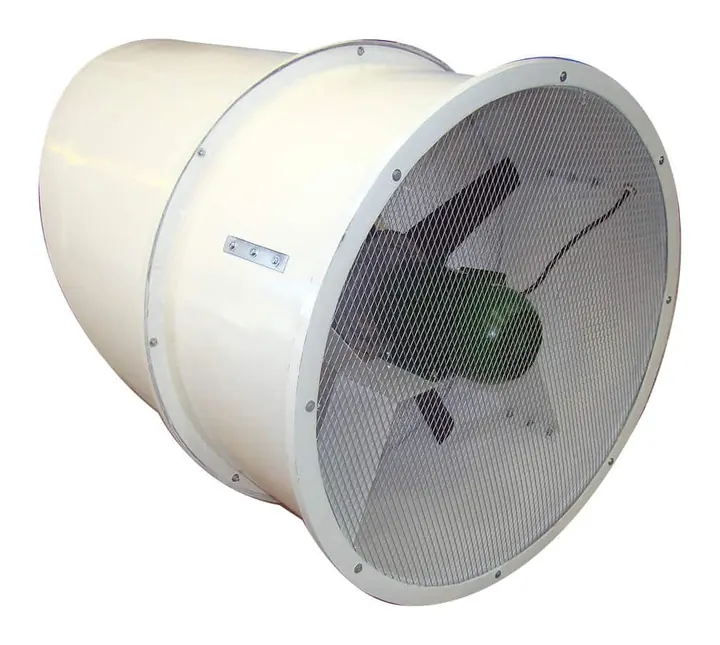 Exaustor Axial de Parede EP93-W 930mm com Base W - Detalhe Instalacao - Brasfaiber