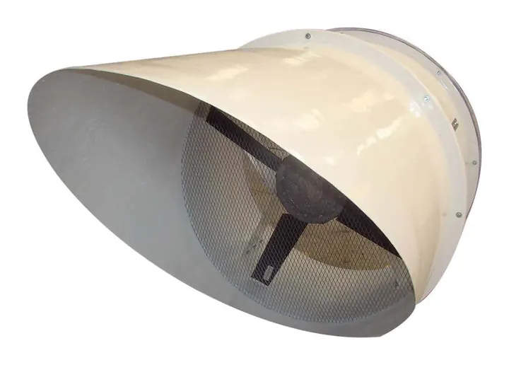 Exaustor Axial de Parede EP103 1030mm - Vista Completa - Brasfaiber