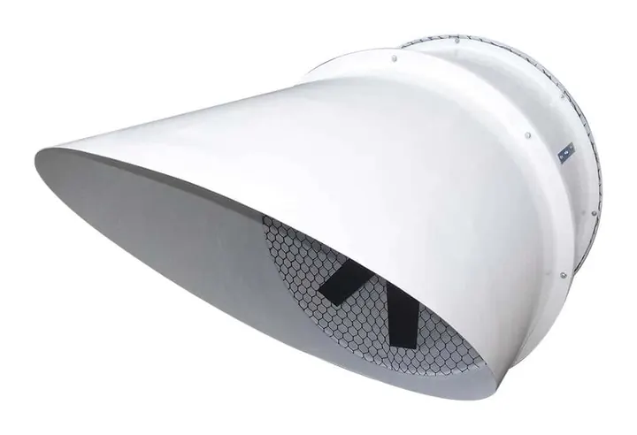 Exaustor Axial de Parede EP103-W 1030mm com Base W - Vista Traseira - Brasfaiber