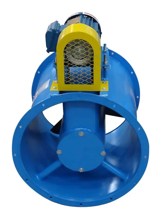 Exaustor Axial de Transmissao Indireta ETA50 500mm - Vista Lateral - Brasfaiber