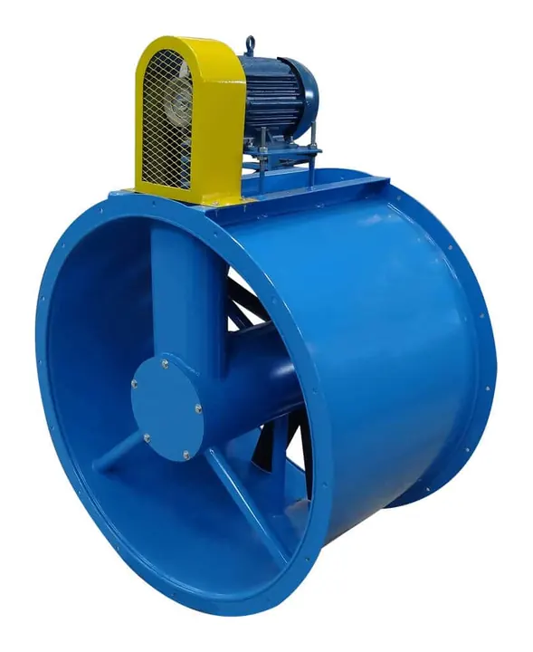Exaustor Axial de Transmissao Indireta ETA100 1000mm - Detalhe Polias e Correias - Brasfaiber