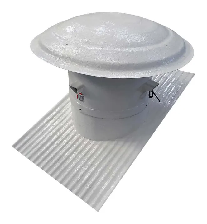 Exaustor Axial Enclausurado de Telhado ET45-E 450mm para Gases Corrosivos - Brasfaiber