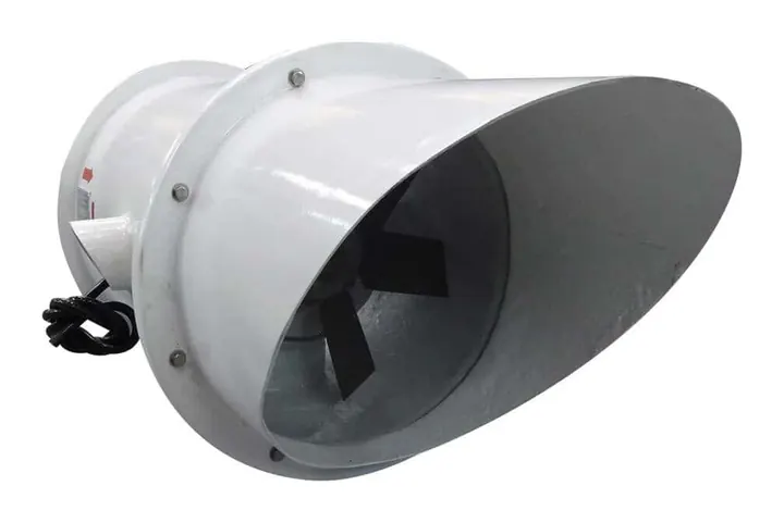 Exaustor Axial Enclausurado de Parede EP45-E 450mm para Gases Corrosivos - Brasfaiber