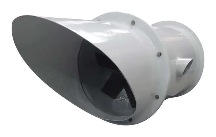 Exaustor Axial Enclausurado de Parede EP53-E 530mm para Gases Corrosivos - Brasfaiber