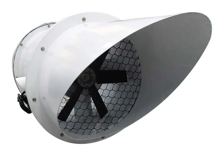 Exaustor Enclausurado de Parede EP93-W-E 930mm com Base W para Gases Corrosivos - Brasfaiber