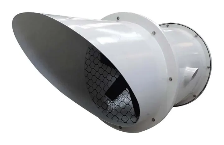 Exaustor Enclausurado de Parede EP103-E 1030mm para Gases Corrosivos - Brasfaiber