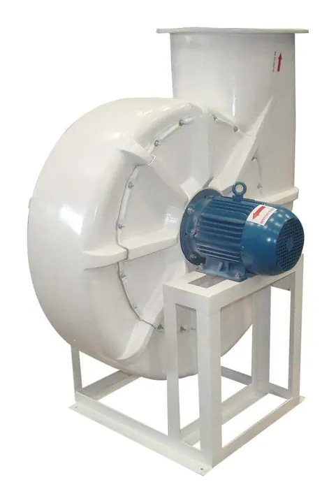 Exaustor Centrífugo E50 em Fibra de Vidro Detalhe do Rotor - Brasfaiber