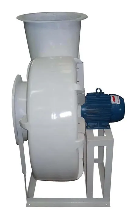Exaustor Centrífugo E50-V em Fibra de Vidro Detalhe do Rotor - Brasfaiber