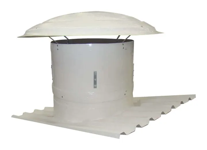 Ventilador Axial de Telhado VT93 em Fibra de Vidro 900mm - Brasfaiber